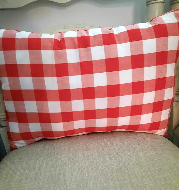 Farmhouse Red/Check with Ruffle