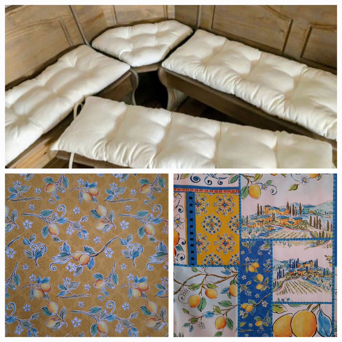 4 Piece Nook Cushions Set ties on Single cushion only