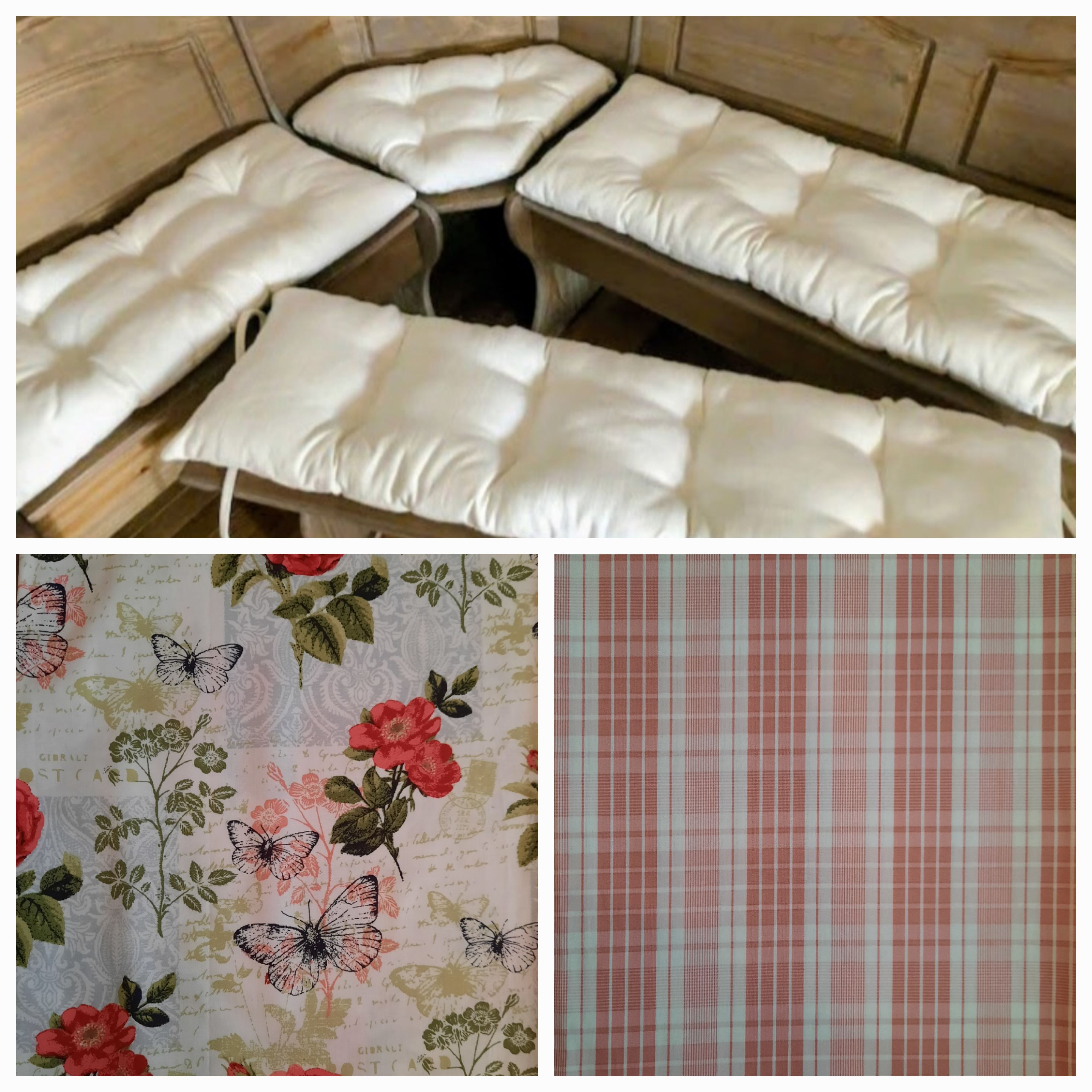 4 Piece Nook Cushions Set ties on Single cushion only